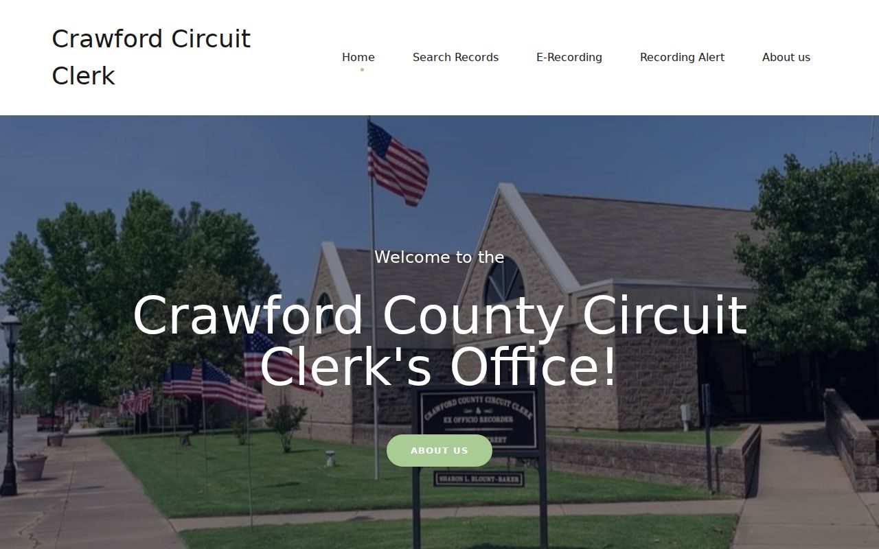 Crawford County Circuit Clerk court case records homepage